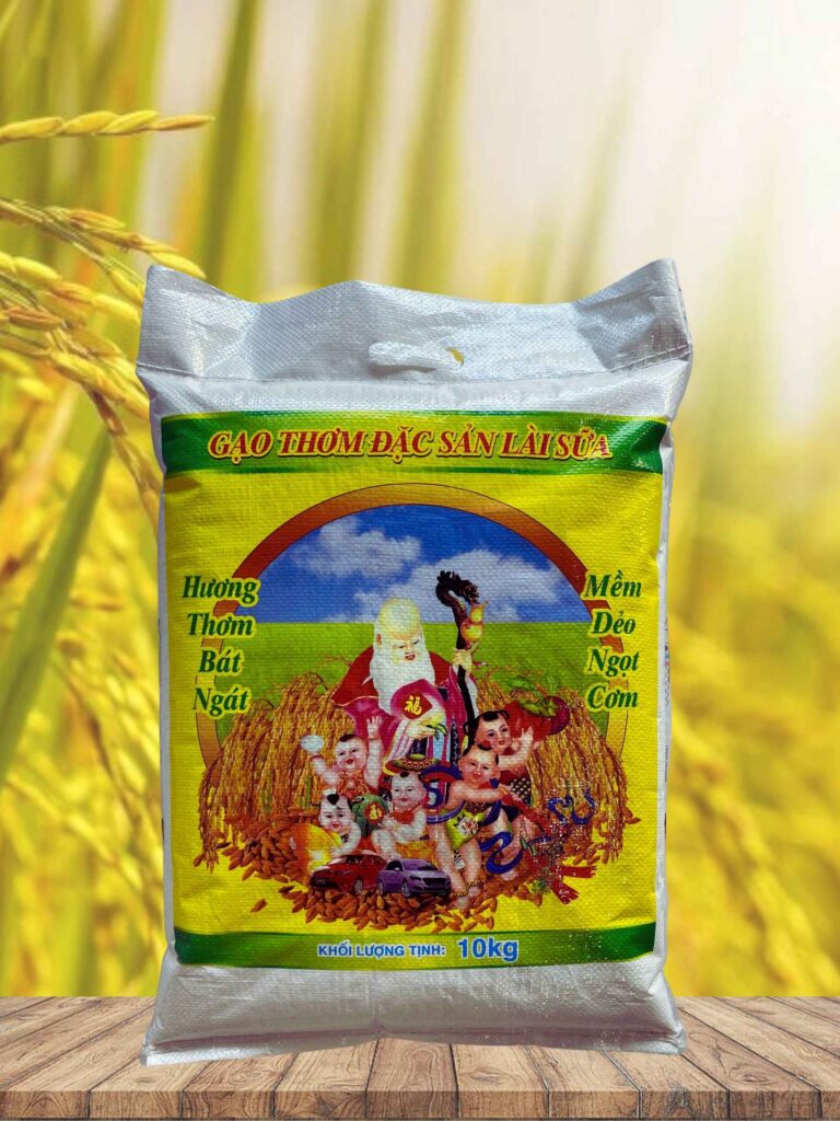 gạo Lài Sữa nấu cơm mềm dẻo hàng ngày