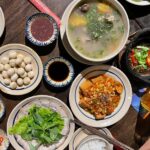 bữa cơm gia đình với gạo ngon dẻo thơm